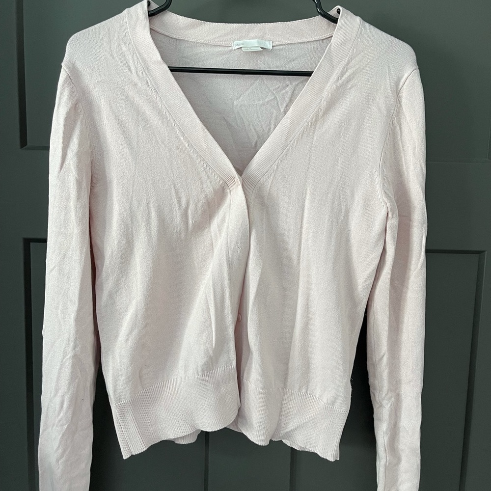 H&M Pink Cardigan, Size M